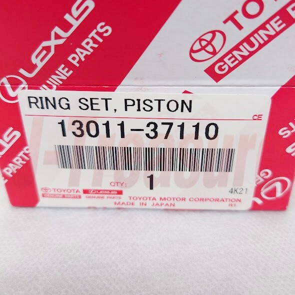 TOYOTA LEXUS CT200h ZWA10 2011-2015 Genuine Piston Ring Set 13011-37110 OEM