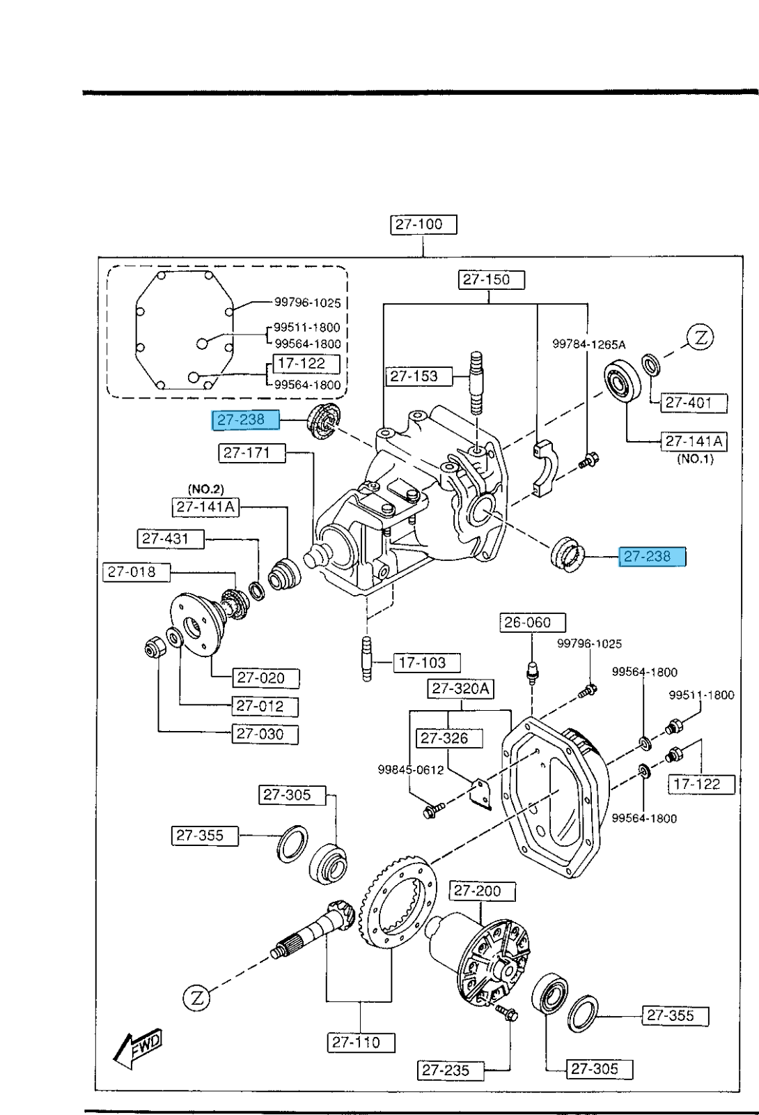 MAZDA MX-5 NC RX-7 FC3S FD3S RX-8 SE3P Genuine Differential Rear Axle Seal OEM