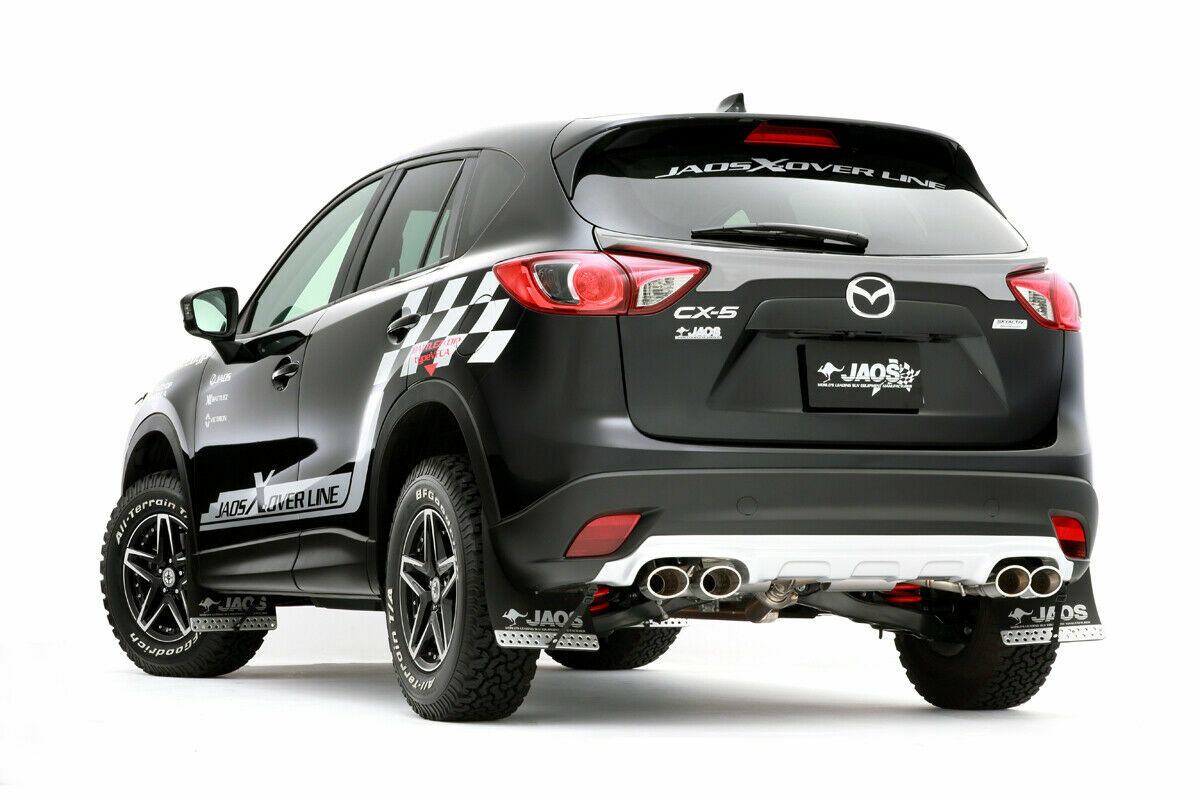 JAOS Mud Flap Splash Guard Black 2pcs RAV4 CH-R ESCUDO VITARA CX-5 OUT LANDER