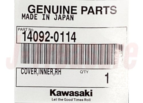 KAWASAKI CONCOURS 14 ZG1400 2010-2022 Genuine Inner Cover RH 14092-0114 OEM