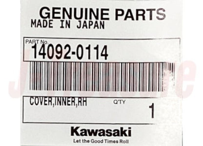 KAWASAKI CONCOURS 14 ZG1400 2010-2022 Genuine Inner Cover RH 14092-0114 OEM