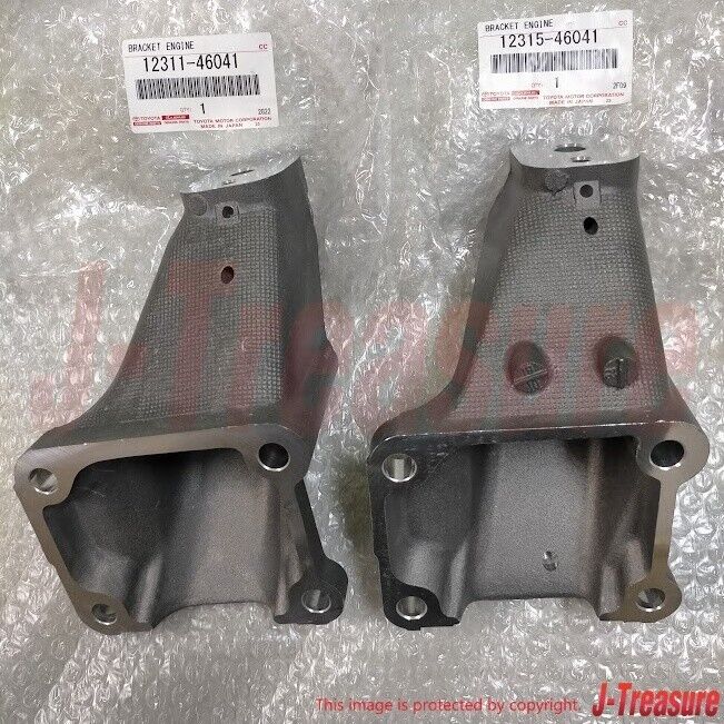 TOYOTA LEXUS Genuine 1JZ-GTE 2JZ-GE 2JZ-GTE Engine Mount Bracket RH & LH Set OEM