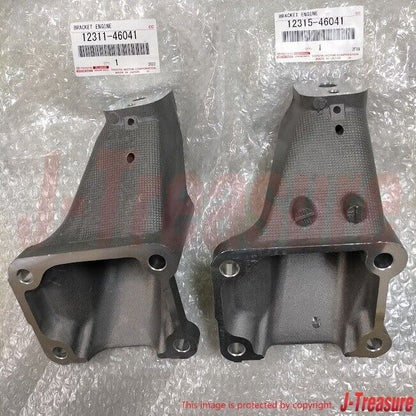 TOYOTA LEXUS Genuine 1JZ-GTE 2JZ-GE 2JZ-GTE Engine Mount Bracket RH & LH Set OEM