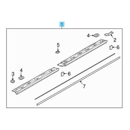 MAZDA CX-5 KE KE2FW 2013-2016 Genuine Side Rocker Molding RH & LH Set OEM