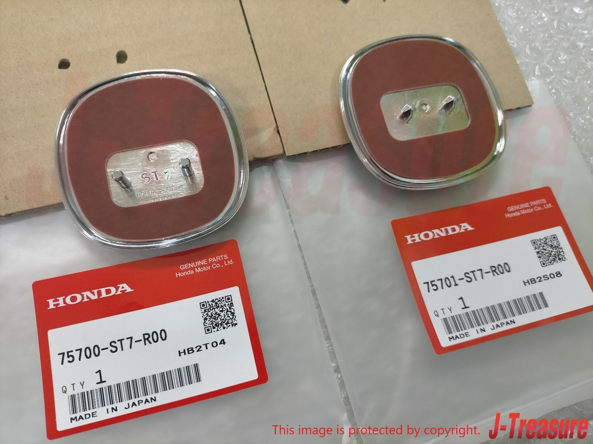 HONDA ACURA INTEGRA TYPE-R DC2 97-01 Genuine "A" Emblem Red Front & Rear Set OEM