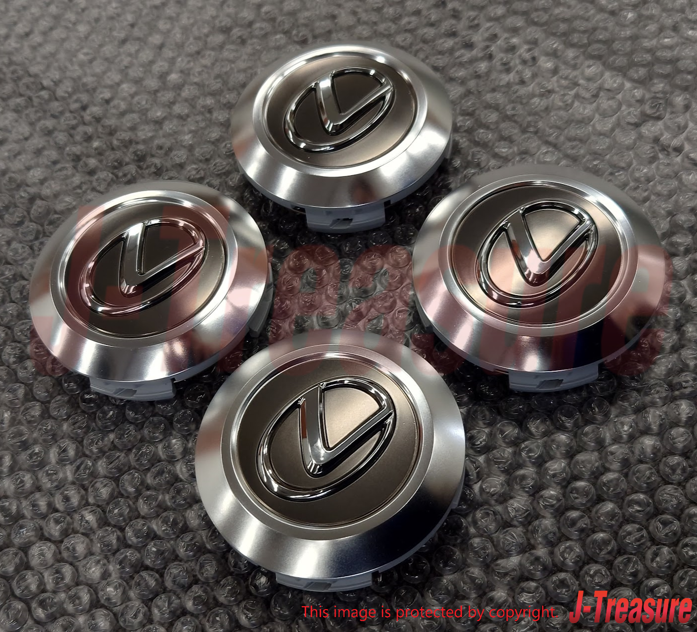 LEXUS LX570 URJ201 15-21 Genuine Wheel Hub Ornament Sub-Assy 4260B-60390 x4 Set
