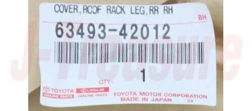 TOYOTA RAV4 ACA2# 2004-2005 Genuine Rear Roof Rack Leg Cover RH & LH Set OEM