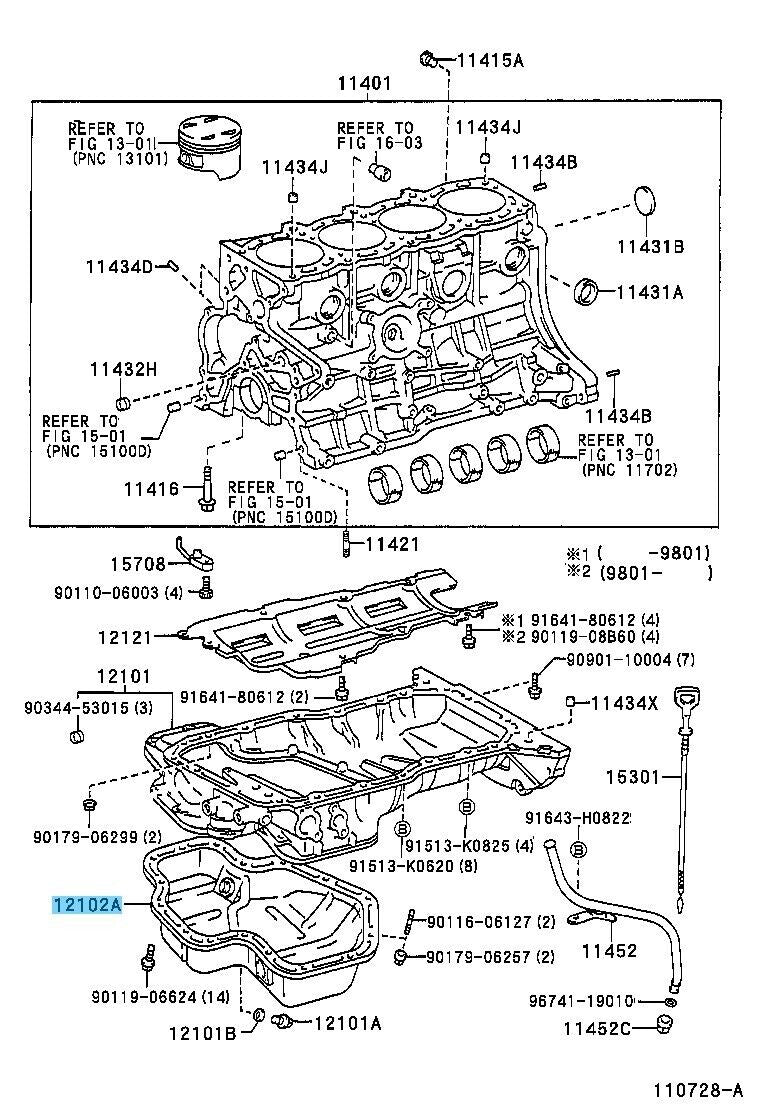 TOYOTA MR2 SW20 3SGE 3SGTE Genuine Oil Pan Sub-Assy NO.2 12102-88460 OEM