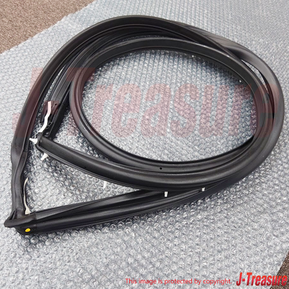 MITSUBISHI LANCER EVO4 CN9A EVO5 6 CP9A Genuine Front Door Weatherstrip Set OEM
