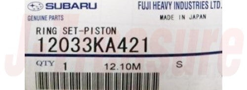 SUBARU SAMBAR VAN & TRUCK TV1 TT1 Genuine Piston Ring Set 12033KA421 OEM