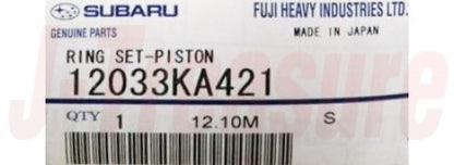SUBARU SAMBAR VAN & TRUCK TV1 TT1 Genuine Piston Ring Set 12033KA421 OEM
