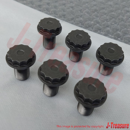 HONDA VEZEL HYBRID RU3 RU4 Genuine Flywheel Bolt 12mm 90011-PM0-000 x6 Set OEM