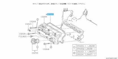 SUBARU SAMBAR VAN & TRUCK KS KV Genuine Water Pump & Tensioner 6-piece set OEM