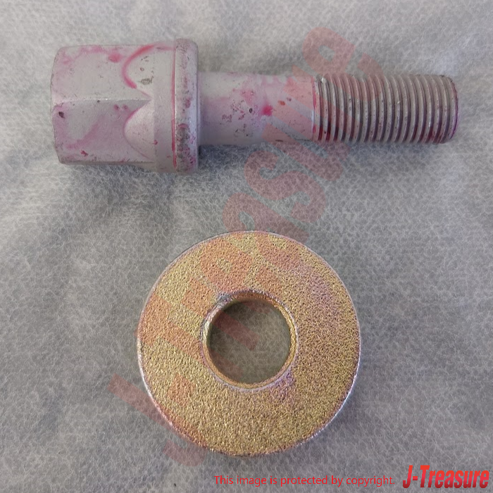 MITSUBISHI MONTERO V23C 94-06 Genuine Crankshaft Pulley Washer & Center Bolt set