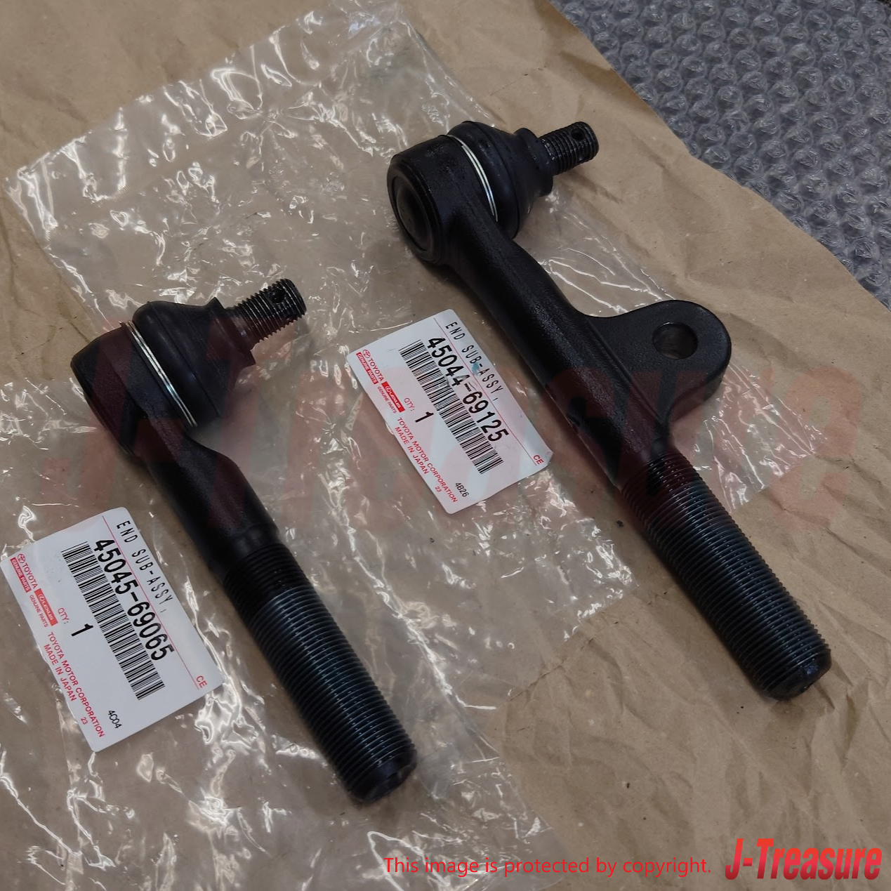 TOYOTA LAND CRUISER FZJ80L 91-97 Genuine Steering Relay Rod End RH & LH Set OEM