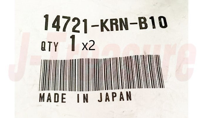 HONDA CRF250R 2016-2017 Genuine Intake & Exhaust Valve Set OEM