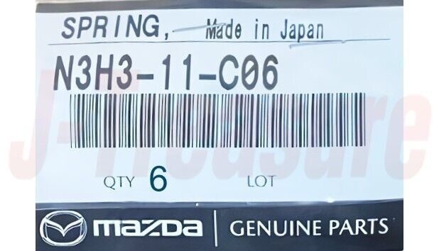 MAZDA RX-8 SE 04-11 Genuine Rotary Engine Apex Seal Spring N3H3-11-C06 x6 Set