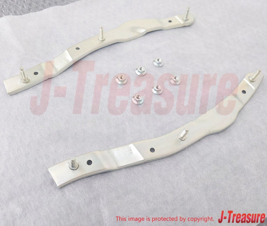 MAZDA RX-7 FC3C FC3S 86-91 Genuine Front Bumper Set Plate NO.3 RH & LH & Nut Set