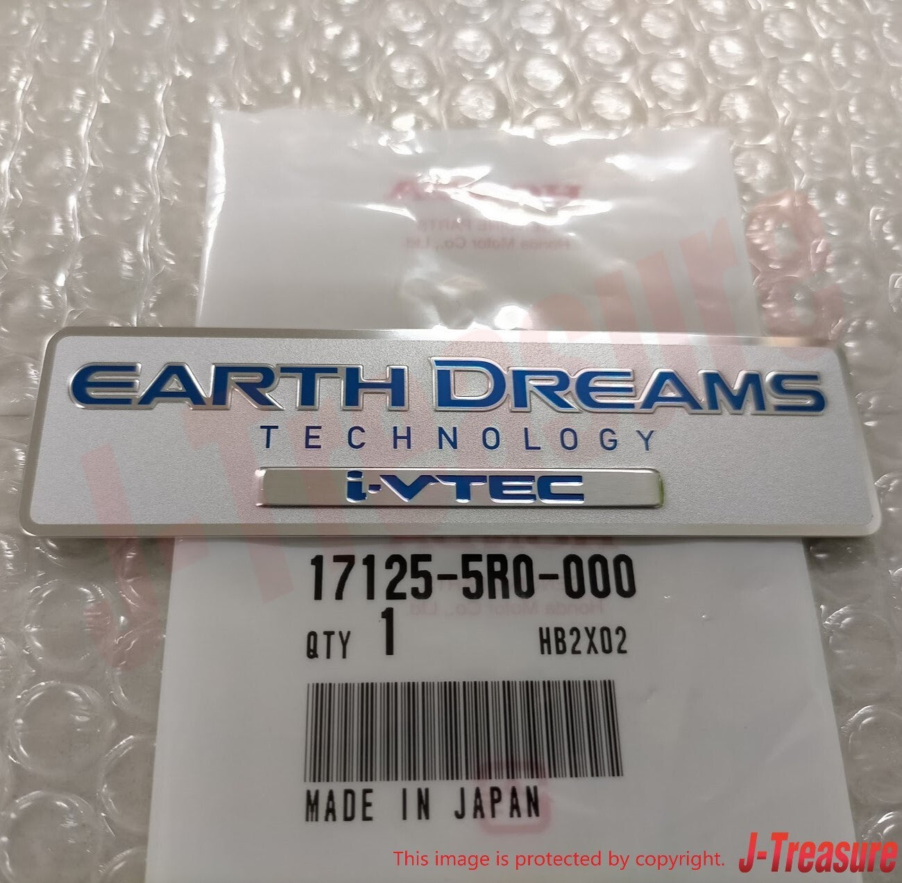 HONDA Fit GK# GP# 2015-2016 Genuine Earth Dreams Technology i-VTEC Emblem OEM