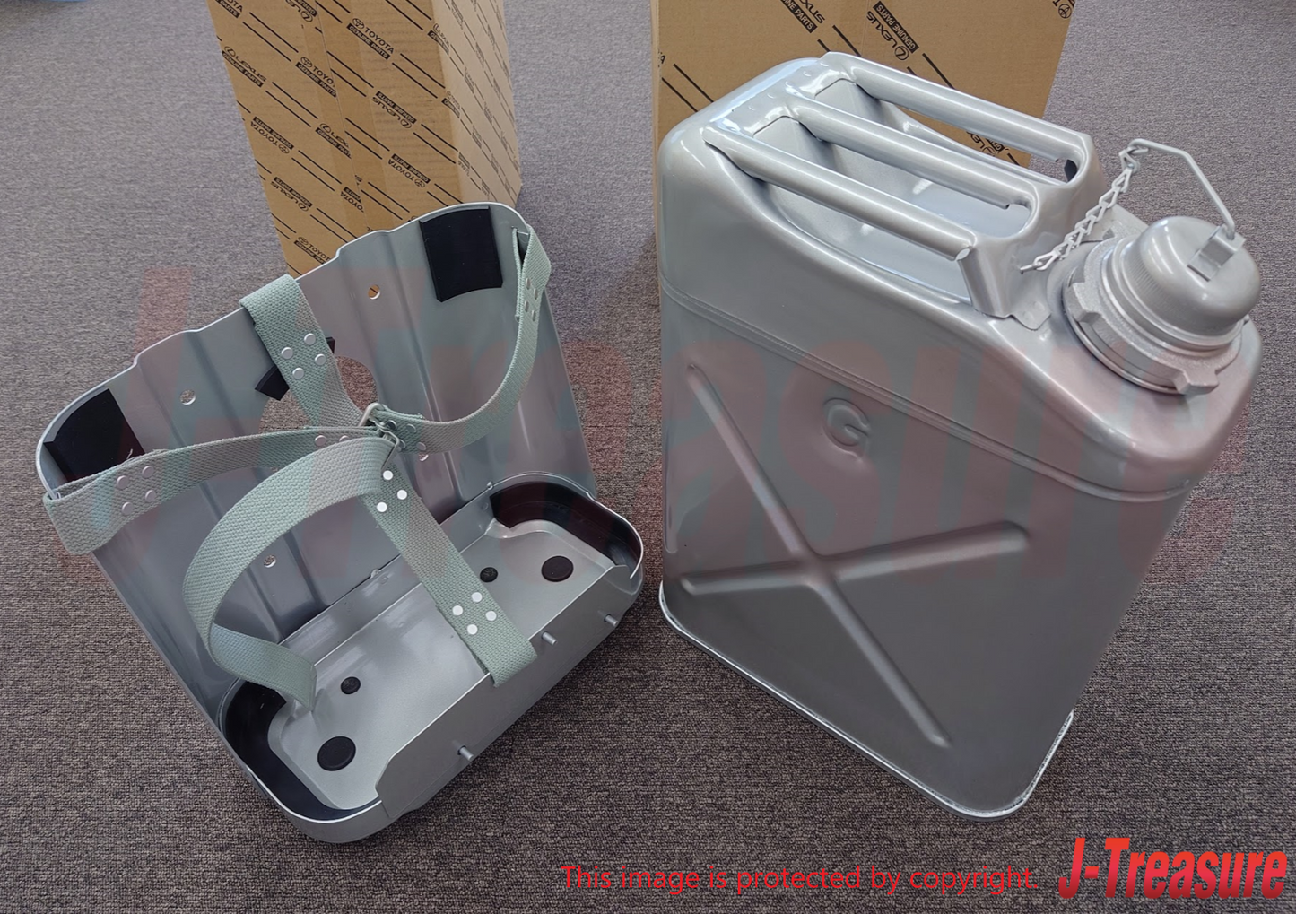 TOYOTA LAND CRUISER FJ70 1990-2007 Genuine Auxiliary Fuel Tank & Bracket Set OEM