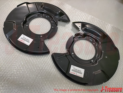 TOYOTA 4RUNNER KZN18# 96-02 Genuine Front Brake Dust Shield RH & LH Set OEM