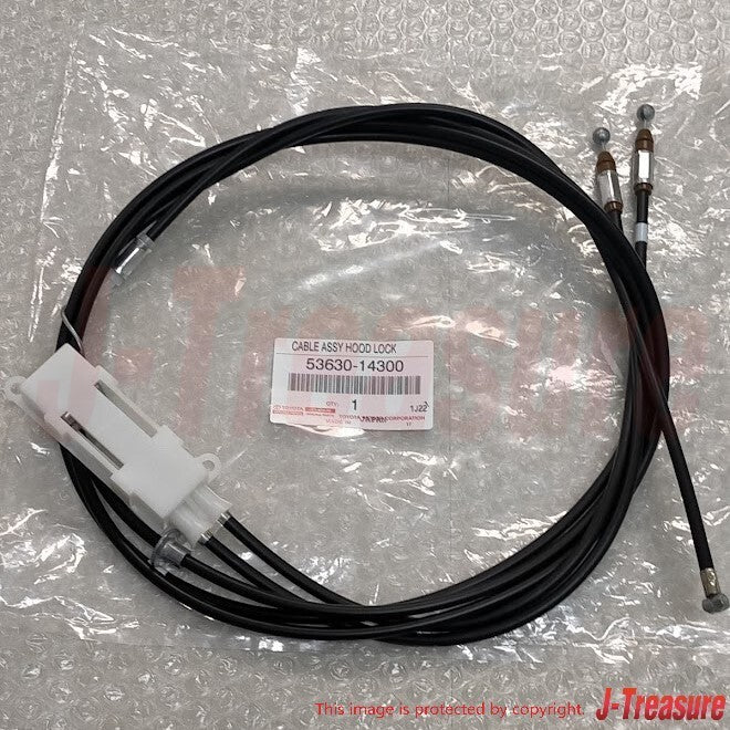 TOYOTA SUPRA JZA80 93-98 RHD Genuine Bonnet Hood Lock Release Control Cable OEM