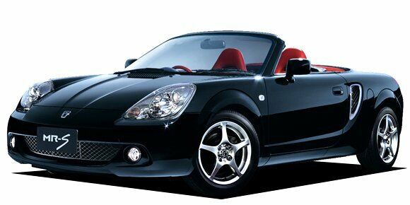 TOYOTA MR2 MR-S ZZW30 Roadster Spyder Genuine Front Black & Rear MR-S Emblem Set