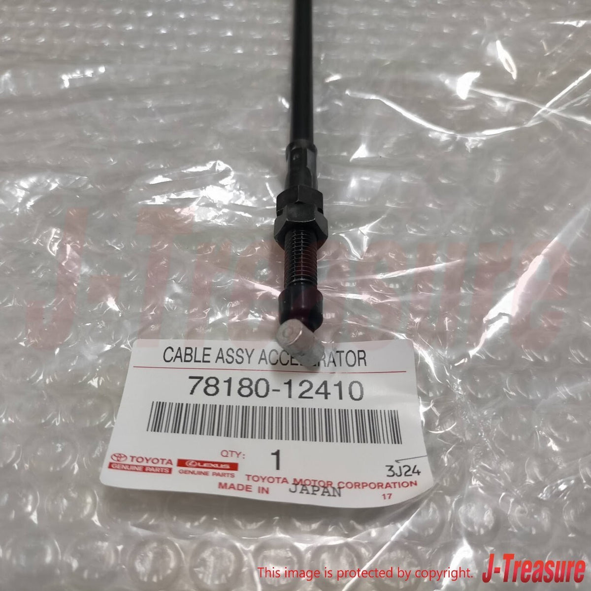 TOYOTA LEVIN TRUENO AE86 RHD Genuine Accelerator Throttle Cable 78180-12410 OEM