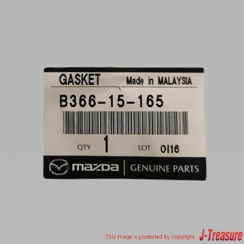 MAZDA MX-5 MIATA NA8C 90-97 Genuine Water Pump Inlet Pipe Gasket B366-15-165 OEM