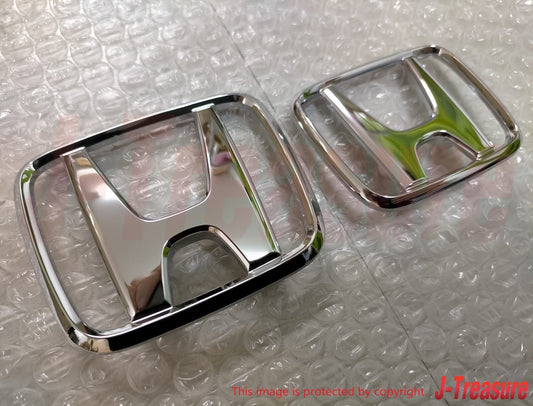 HONDA PRELUDE BB# 1997-2001 Genuine Center Emblem "H" Front & Rear Set OEM