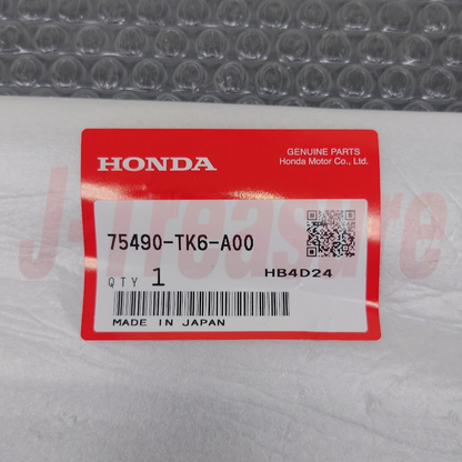 HONDA FIT GE# 09-11 Genuine Front Corner Pillar Garnish Assy RH 75490-TK6-A00