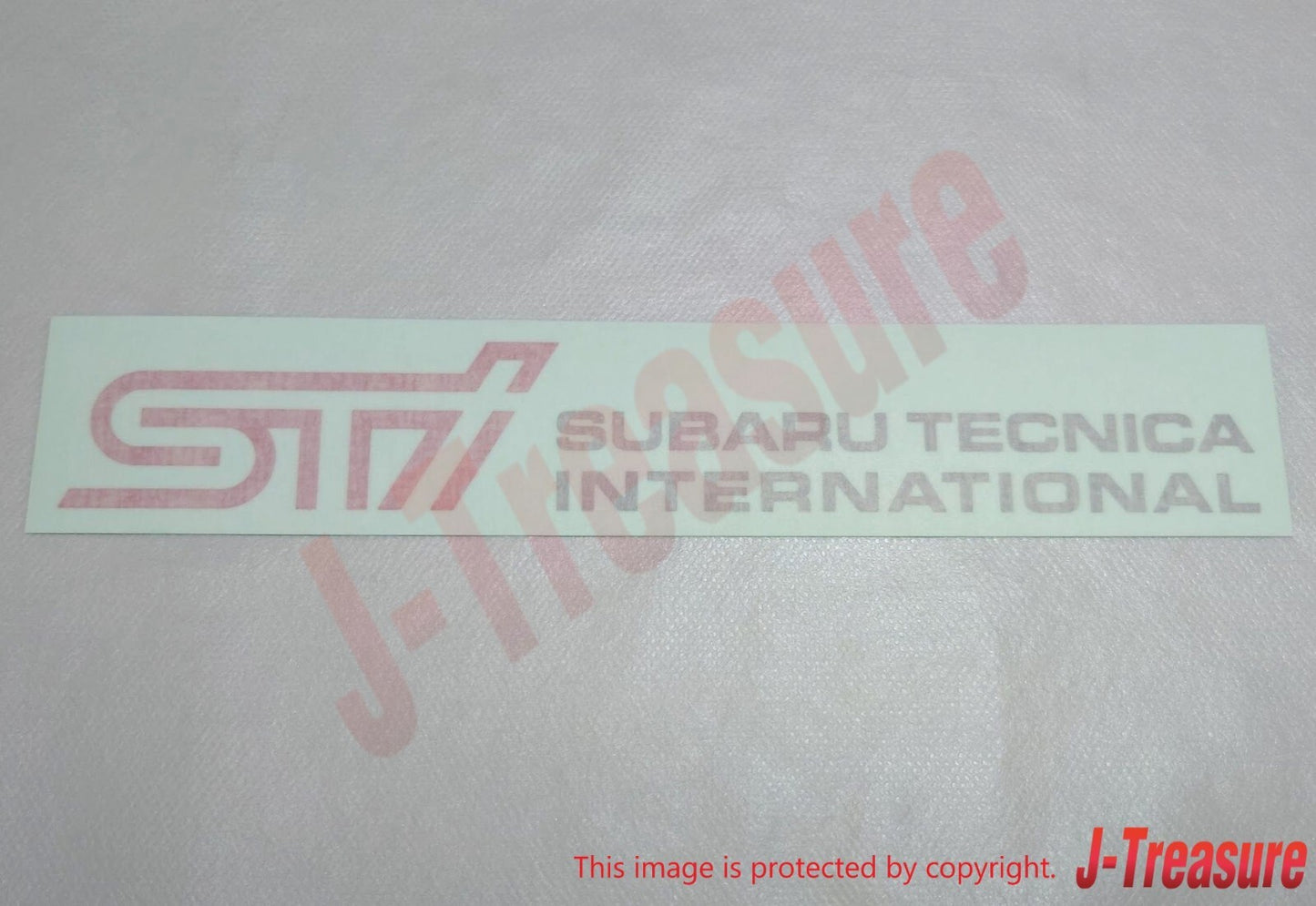 SUBARU Genuine Logo Sticker "Subaru Tecnica International" STSG14100310 OEM