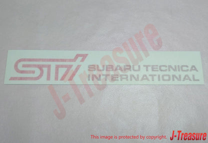 SUBARU Genuine Logo Sticker "Subaru Tecnica International" STSG14100310 OEM
