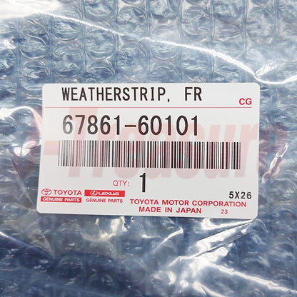 TOYOTA LAND CRUISER FZJ100 '98-07 Genuine Front Door Weatherstrip RH & LH Set