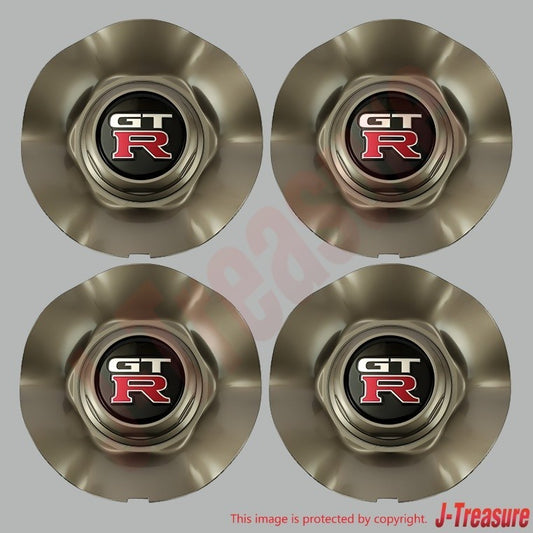 NISSAN SKYLINE GT-R R34 99-02 Genuine Wheel Cap Center 40315-AA310 x4 Set OEM