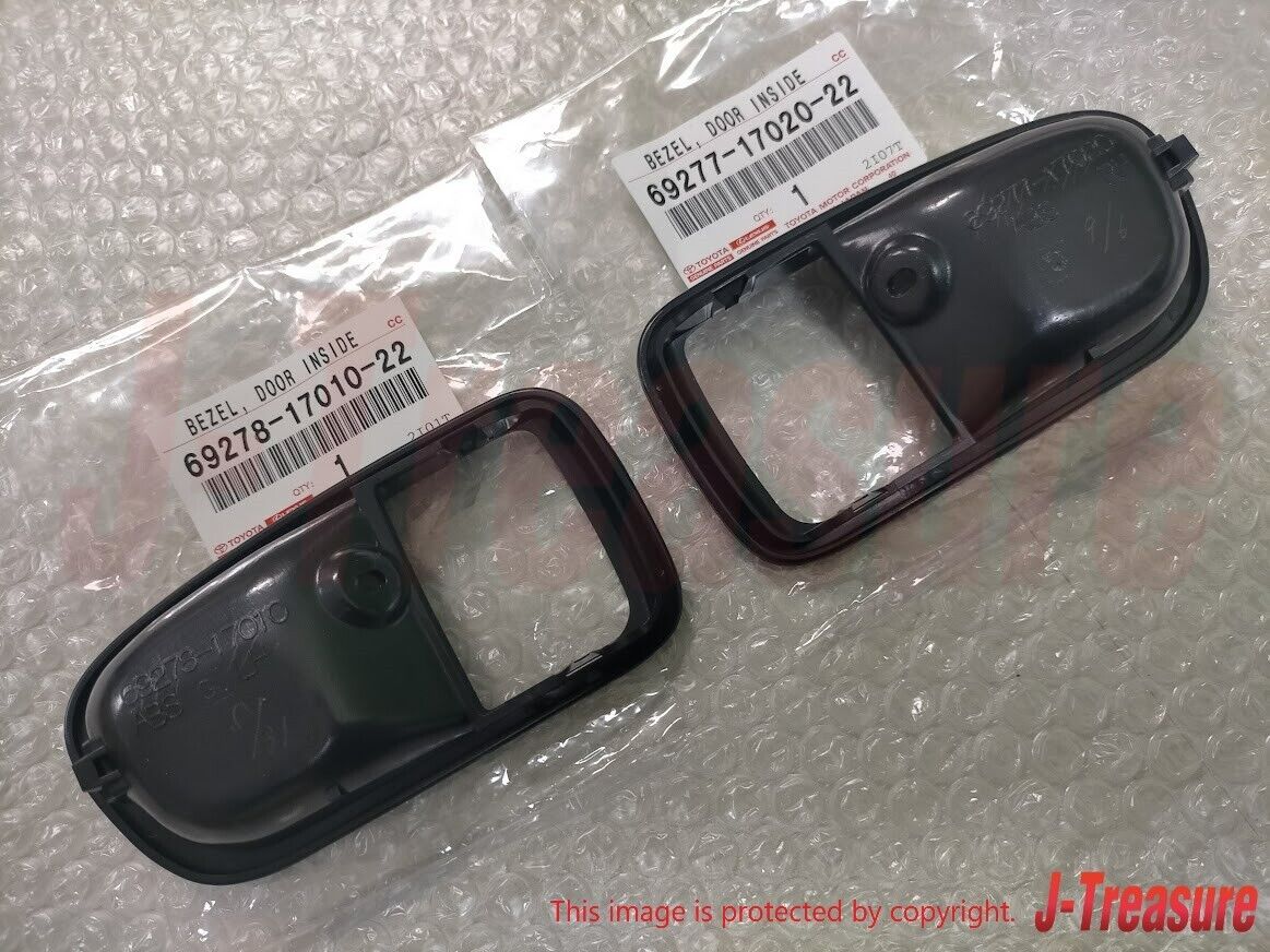 TOYOTA MR2 SW20 1990-1995 Genuine Door Inside Handle Bezel Right & Left Set OEM