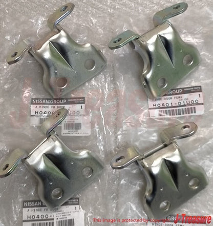 NISSAN SKYLINE R32 GT-R BNR32 Genuine Door Hinges Upper & Lower RH & LH Set OEM