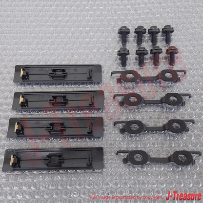 TOYOTA RAV4 ASA3# 09-18 Genuine Roof Drip S/Moulding Cover & Bracket & Bolt Set