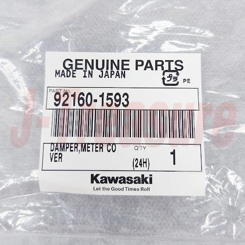 KAWASAKI VULCAN 800 DRIFTER VN800 99-06 Genuine Meter Cover Damper 92160-1593