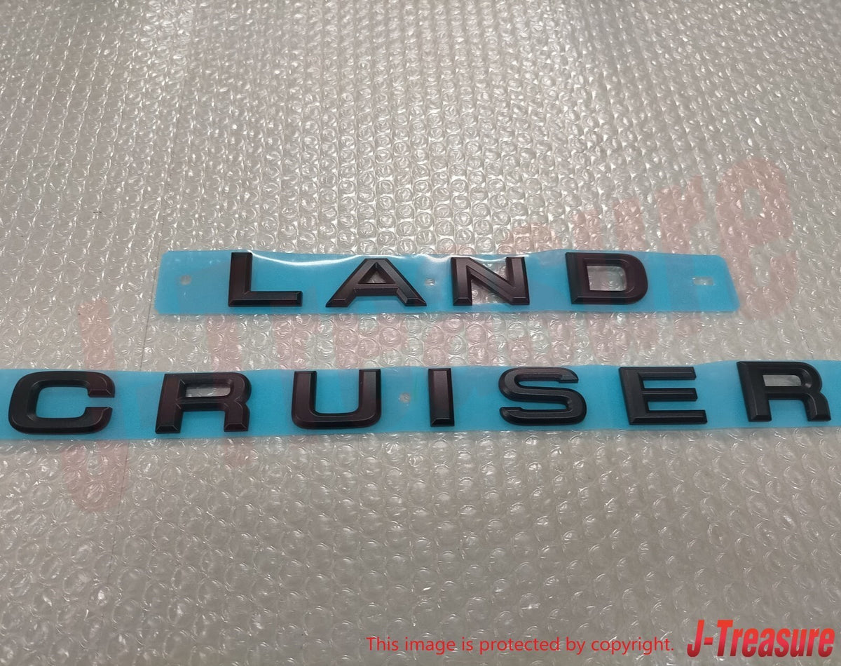 TOYOTA LAND CRUISER GR #JA300W 2021- Genuine Rear Emblem "LAND" "CRUISER" OEM