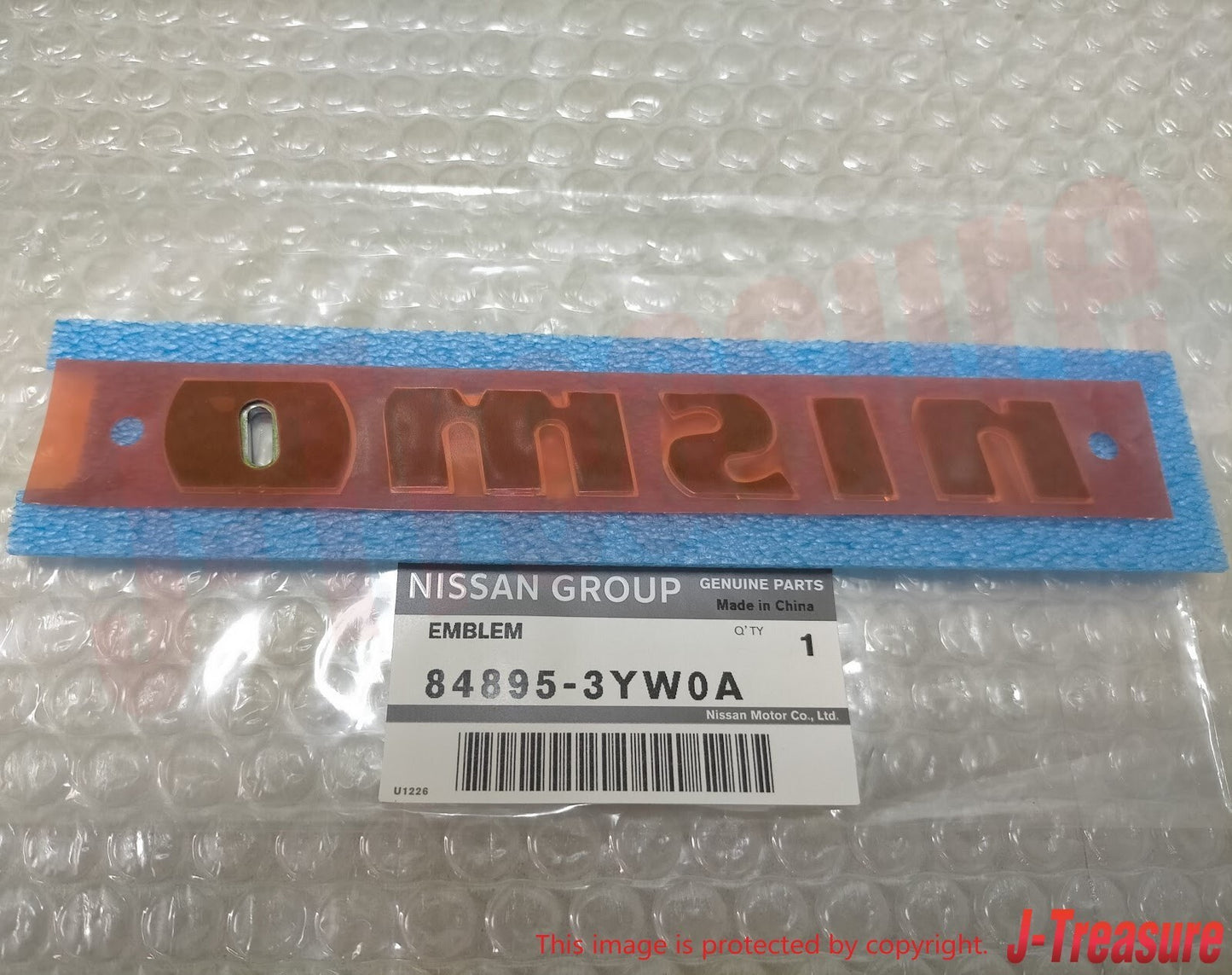 NISSAN GT-R NISMO R35 2009-2022 Genuine nismo Rear Emblem H4895-3YW0A OEM