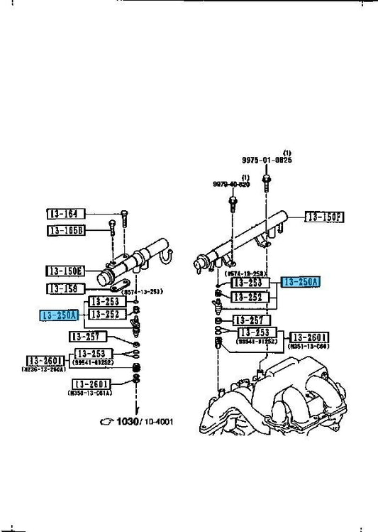 MAZDA RX-7 RX7 TURBO FC3S 1989-1991 Genuine Fuel Injector N370-13-250 OEM