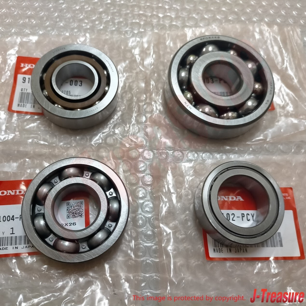 HONDA S2000 AP1 AP2 00-09 Genuine Transmission Gearbox Bearing 4pcs Set OEM