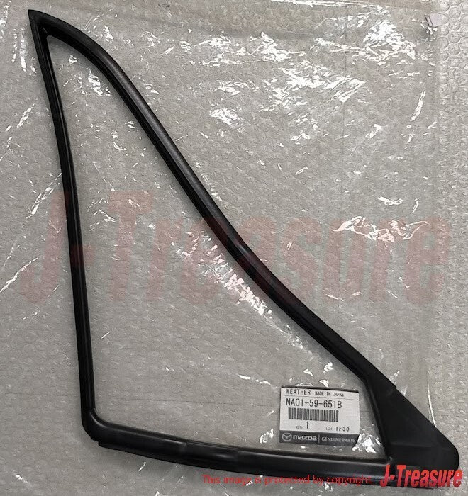 MAZDA MIATA MX-5 NA NB 1990-2005 Genuine Front Door Glass Weatherstrip  Set OEM