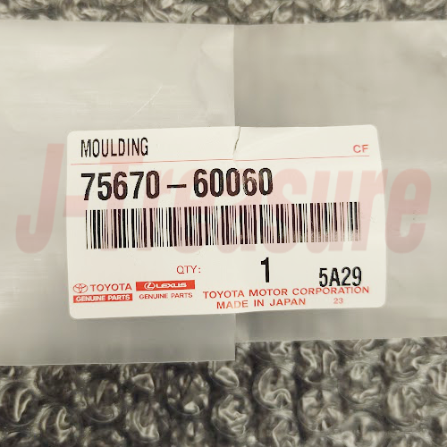 TOYOTA LAND CRUISER PRADO GRJ125 Genuine F/Door & Quarter Belt Moulding RH & LH