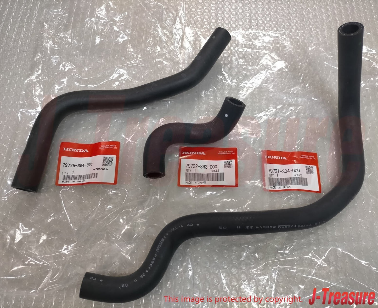 HONDA CIVIC EK2/3/5/8 EJ7 1996-1997 Genuine Heater Hose In & Outlet Set OEM