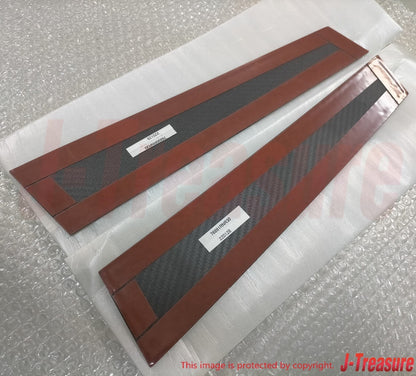 NISMO NISSAN SKYLINE GT-R BCNR33 GTS 2D ER33 Genuine Carbon Pillar Door Garnish