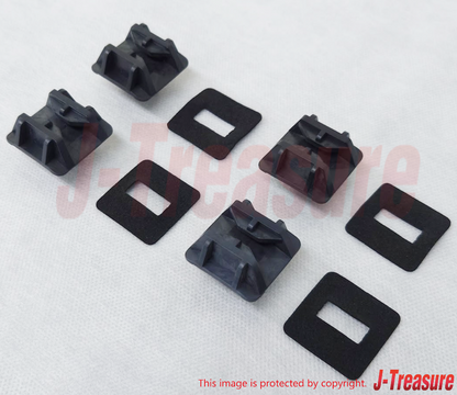 SUBARU SAMBAR KS3 91-99 Genuine Front Bumper Clip bracket 57750TA040 OEM x4 set