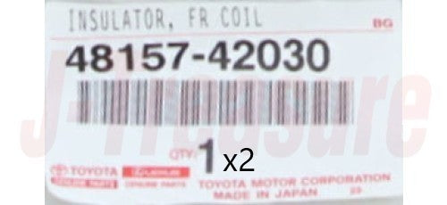 TOYOTA RAV4 ACA3# '06-08 Genuine Front Coil Spring Insulator Upper RH & LH Set