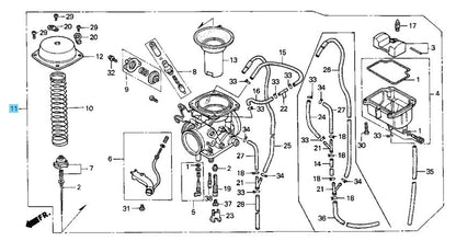 HONDA XR650L 1994-2009 2012 Genuine Carburetor Assy 16100-MY6-772 OEM